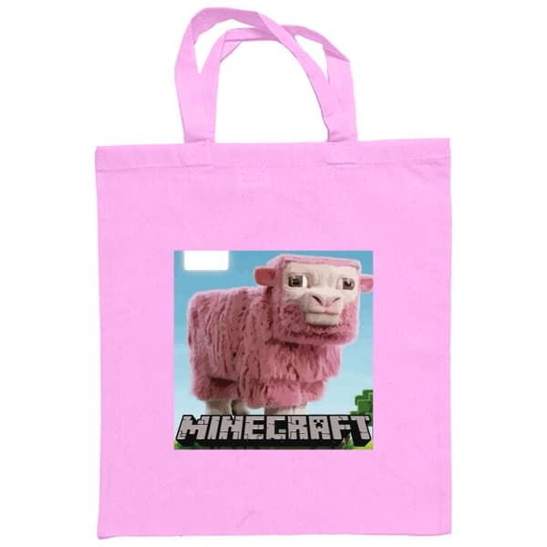 Indkøbstaske i Stof | Praktisk Mulepose A Minecraft Movie