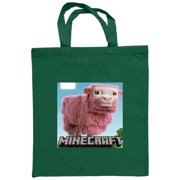 Indkøbstaske i Stof | Praktisk Mulepose A Minecraft Movie