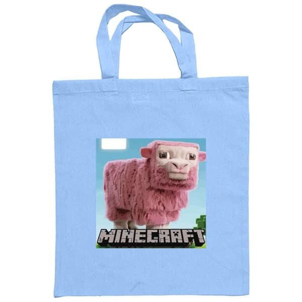 Indkøbstaske i Stof | Praktisk Mulepose A Minecraft Movie