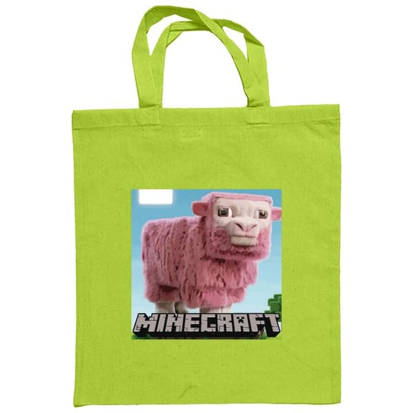 Indkøbstaske i Stof | Praktisk Mulepose A Minecraft Movie