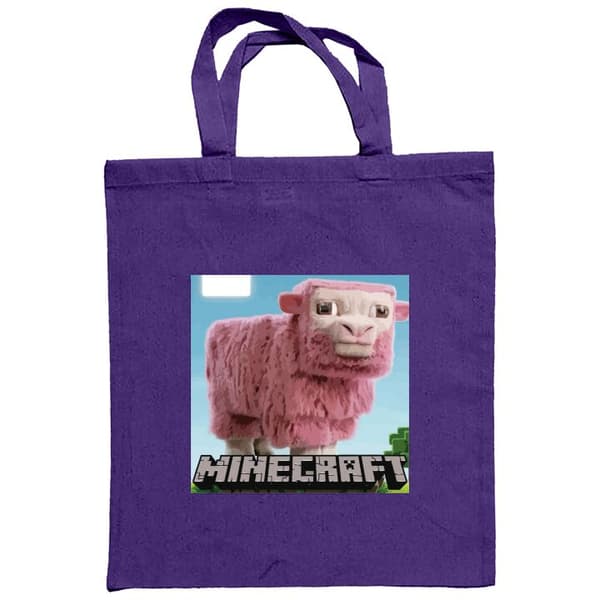 Indkøbstaske i Stof | Praktisk Mulepose A Minecraft Movie