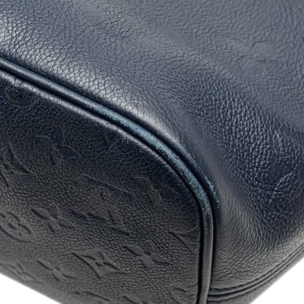 Pre-owned Louis Vuitton Monogram Giant Empreinte Neverfull MM Blue