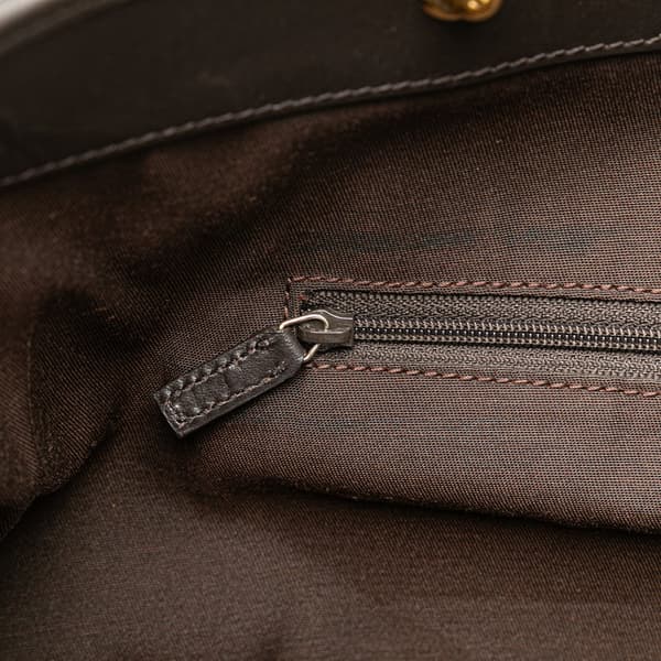 Pre-owned Gucci GG Canvas Tote Brown