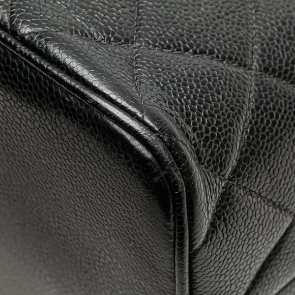 Pre-owned Chanel Caviar Medallion Tote  Black
