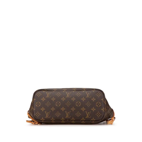 Pre-owned Louis Vuitton Monogram Neverfull PM Brown