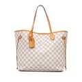 Pikkukuva 1 / 10: Pre-owned Louis Vuitton Damier Azur Neverfull MM White
