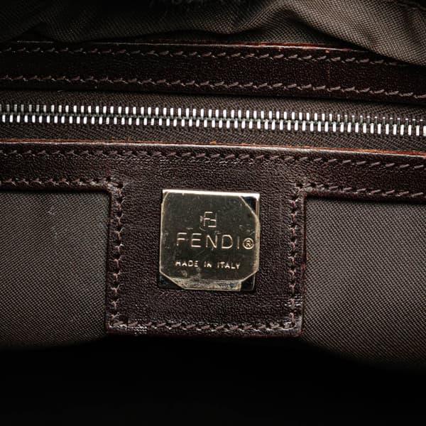 Pre-owned Fendi Zucca Canvas Tote Brown