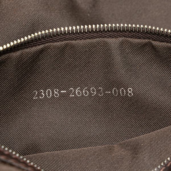 Pre-owned Fendi Small Zucca Canvas Twins Tote Brown