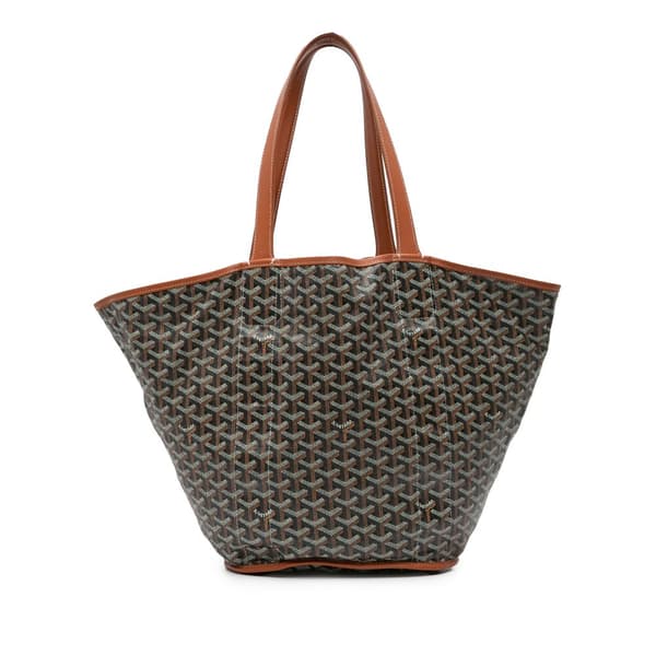 Pre-owned Goyard Goyardine Reversible Belharra Tote Black