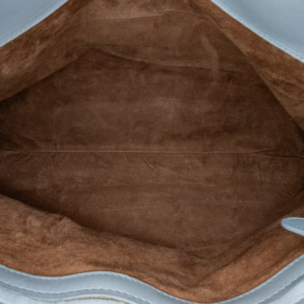 Pre-owned Bottega Veneta Medium Nappa Intrecciato Roma Tote Blue