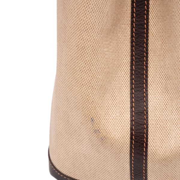 Pre-owned Hermès Toile and Negonda Garden Party 36 Brown