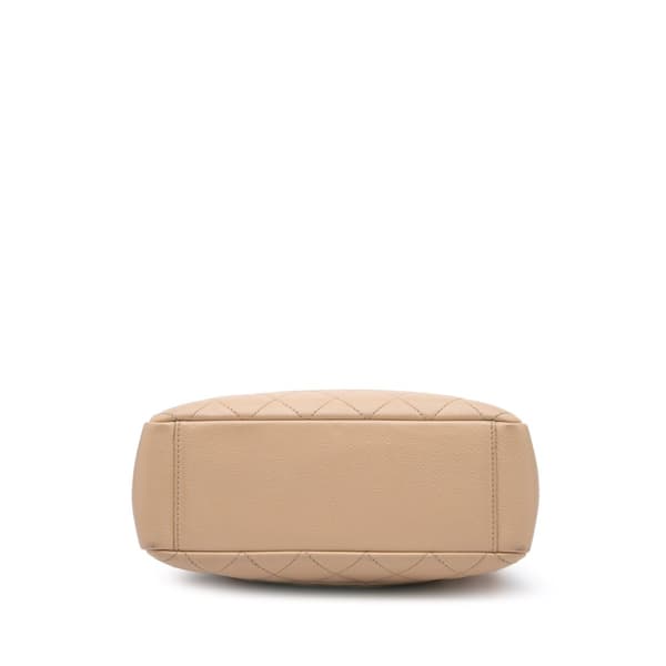 Pre-owned Chanel Caviar Petite Shopping Tote Brown