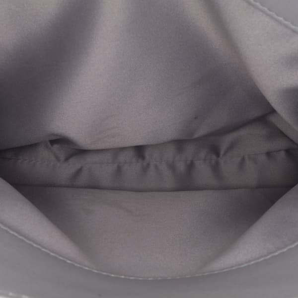 Pre-owned Chanel Quilted Lambskin x3 Accordion Tote Gray