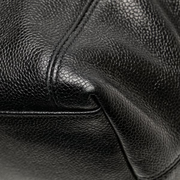 Pre-owned Chanel CC Caviar Tote Black