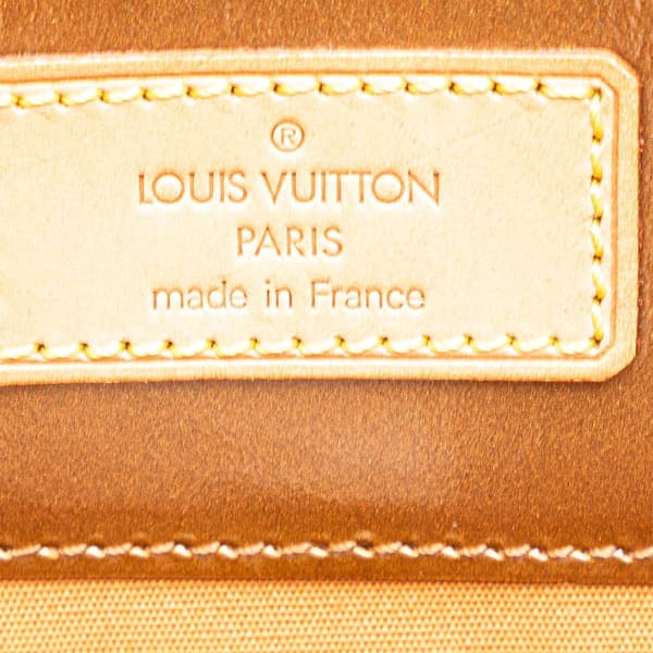 Pre-owned Louis Vuitton Monogram Vernis Reade MM Brown