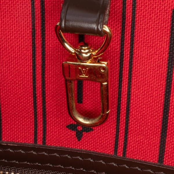 Pre-owned Louis Vuitton Damier Ebene Neverfull GM Brown