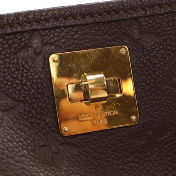 Pre-owned Louis Vuitton Monogram Empreinte Citadine PM Brown