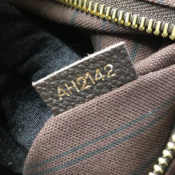 Pre-owned Louis Vuitton Monogram Empreinte Citadine PM Brown