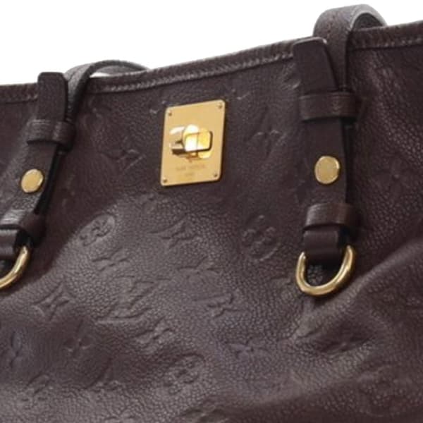 Pre-owned Louis Vuitton Monogram Empreinte Citadine PM Brown