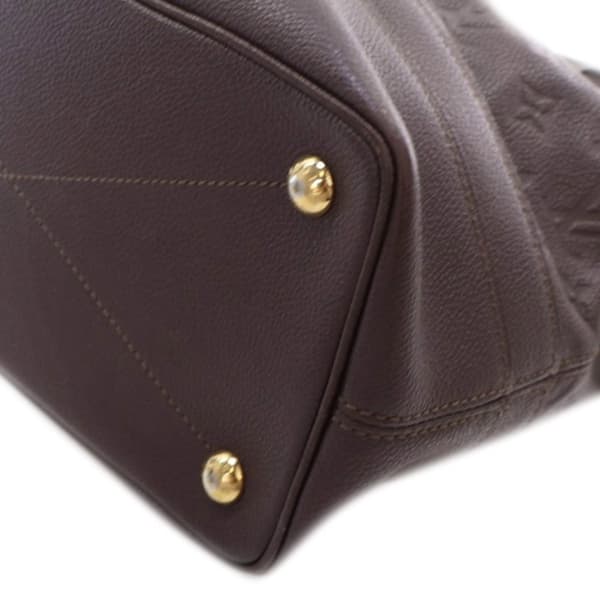 Pre-owned Louis Vuitton Monogram Empreinte Citadine PM Brown