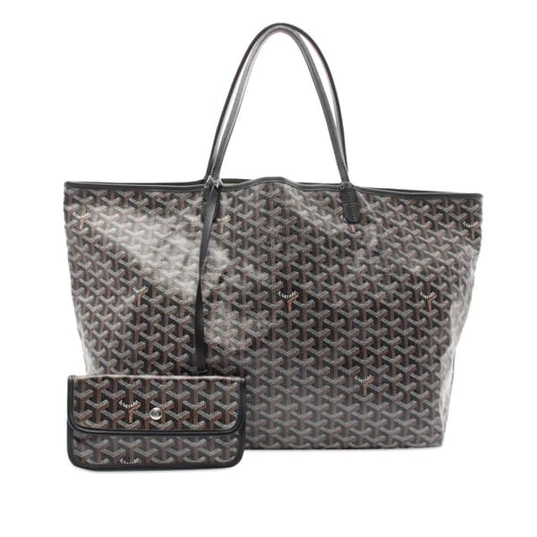 Pre-owned Goyard Goyardine Saint Louis GM Black