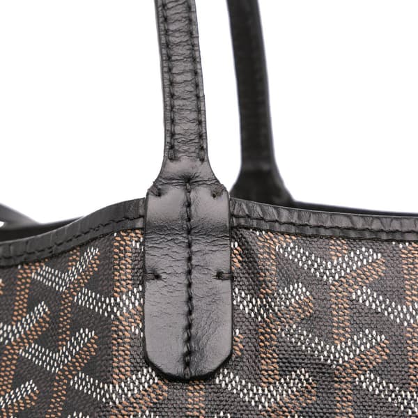 Pre-owned Goyard Goyardine Saint Louis PM Black