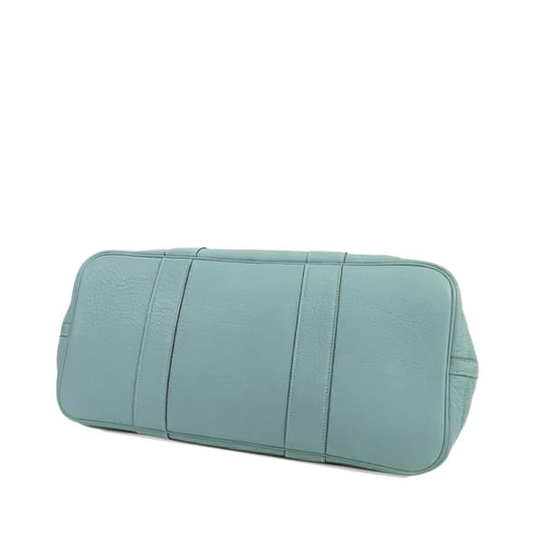 Pre-owned Hermès Clemence Garden Party 36 Blue
