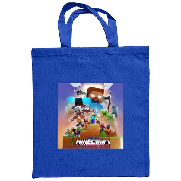 Ostoskassi Kangasta | Kätevä Kangaskassi Minecraft Sininen One-size