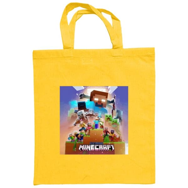 Indkøbstaske i Stof | Praktisk Mulepose Minecraft