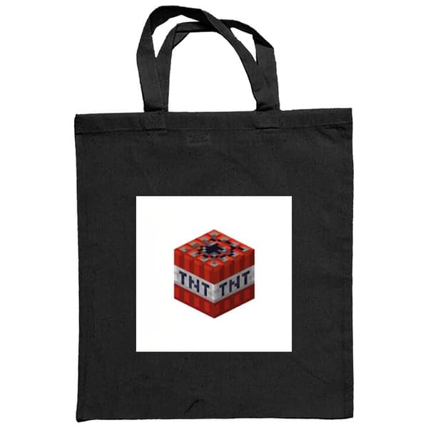 Shoppingväska i Tyg | Praktisk Tygpåse Minecraft TNT