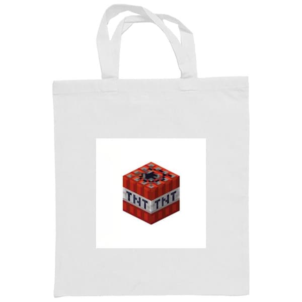 Shoppingväska i Tyg | Praktisk Tygpåse Minecraft TNT