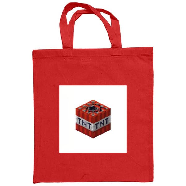 Shoppingväska i Tyg | Praktisk Tygpåse Minecraft TNT