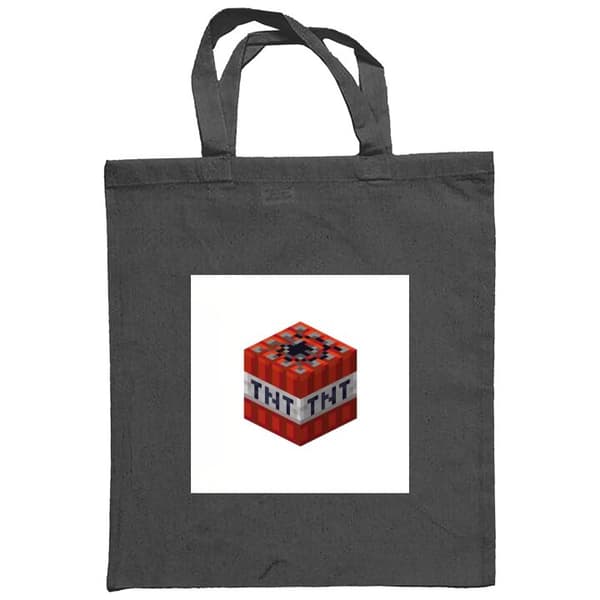 Shoppingväska i Tyg | Praktisk Tygpåse Minecraft TNT