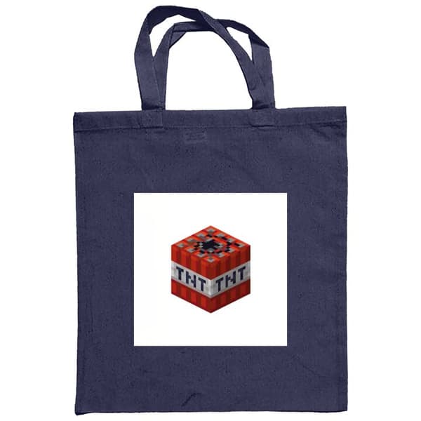 Shoppingväska i Tyg | Praktisk Tygpåse Minecraft TNT
