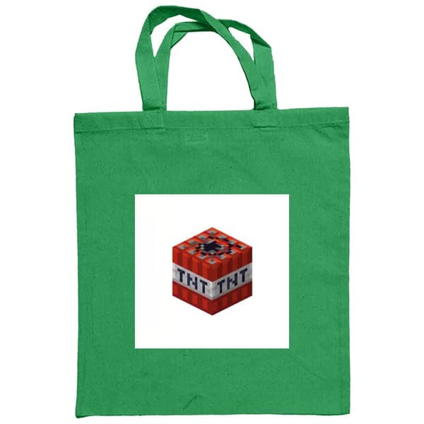 Shoppingväska i Tyg | Praktisk Tygpåse Minecraft TNT