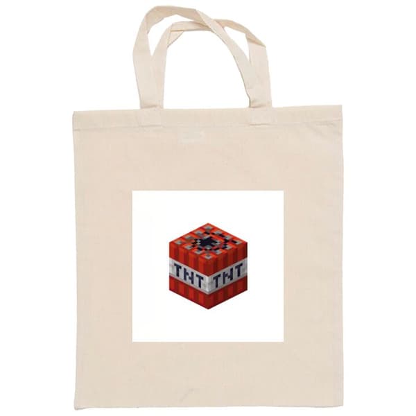 Shoppingväska i Tyg | Praktisk Tygpåse Minecraft TNT