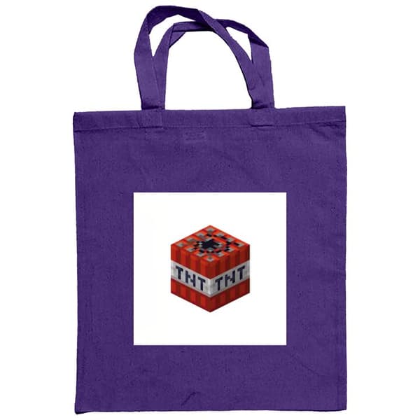 Shoppingväska i Tyg | Praktisk Tygpåse Minecraft TNT