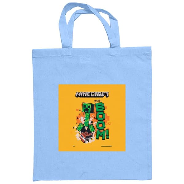 Indkøbstaske i Stof | Praktisk Mulepose Minecraft Boom
