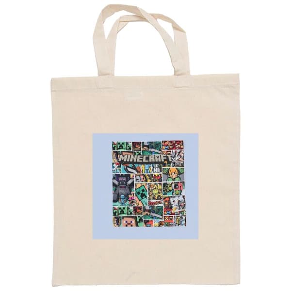 Handleveske i Tøy | Praktisk Tøyveske Minecraft Kunst