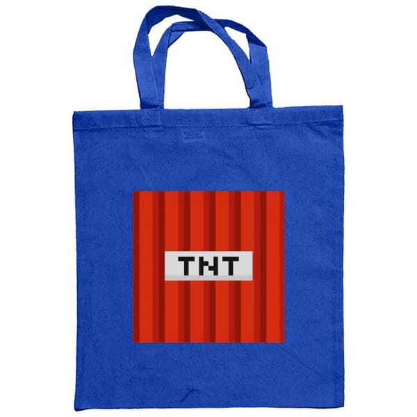Shoppingväska i Tyg | Praktisk Tygpåse Minecraft TNT