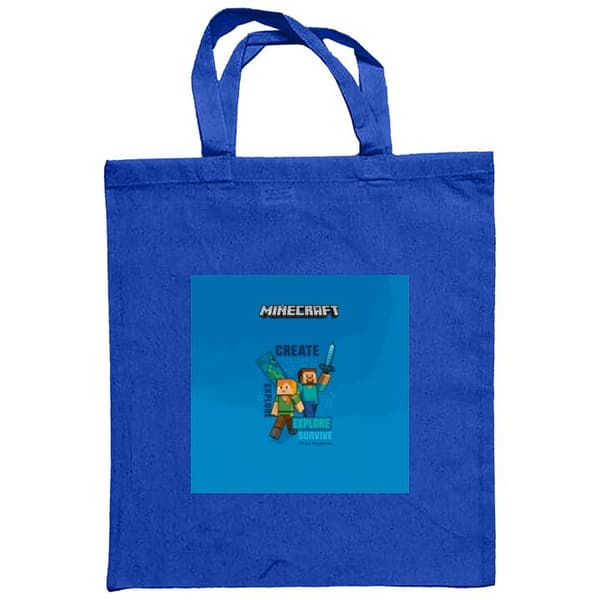 Handleveske i Tøy | Praktisk Tøyveske Minecraft Grotter