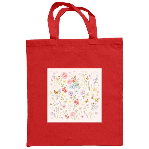 Shoppingväska i Tyg | Praktisk Tygpåse Blommor
