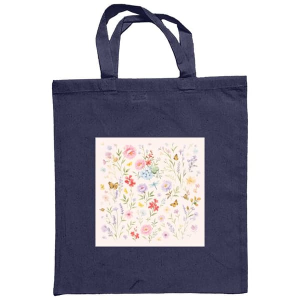 Shoppingväska i Tyg | Praktisk Tygpåse Blommor