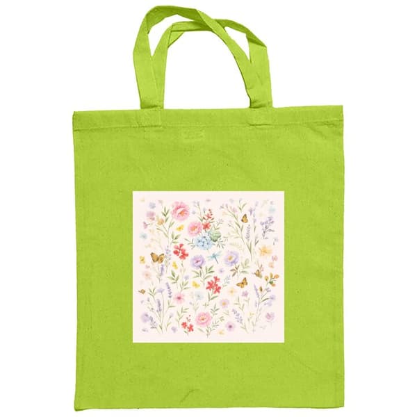 Shoppingväska i Tyg | Praktisk Tygpåse Blommor