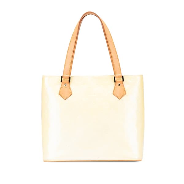 Pre-owned Louis Vuitton Monogram Vernis Houston Brown