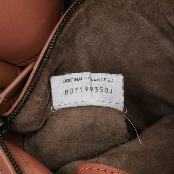 Pre-owned Bottega Veneta Medium Nappa Intrecciato Double Chain Tote Pink