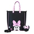 Miniatyrbilde 1 av 9: Loungefly Disney Minnie Floral Rock the Dots tote bag with coin bag