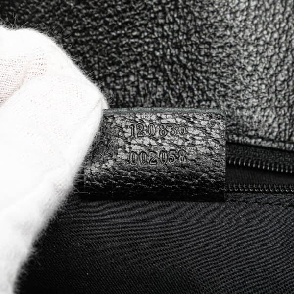 Pre-owned Gucci GG Canvas Eclipse Tote Black