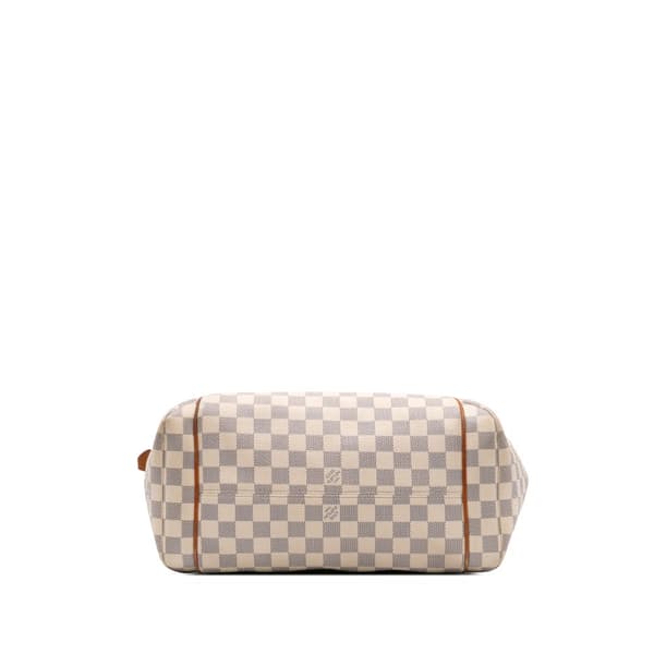 Pre-owned Louis Vuitton Damier Azur Totally MM White