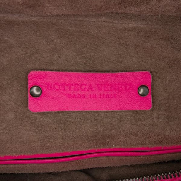 Pre-owned Bottega Veneta Nappa Intrecciato Brick Tote Pink